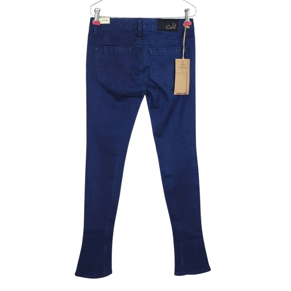 Cult of Individuality Anklet Jegging Jeans Women Size 25 28X32 Skinny Dark New